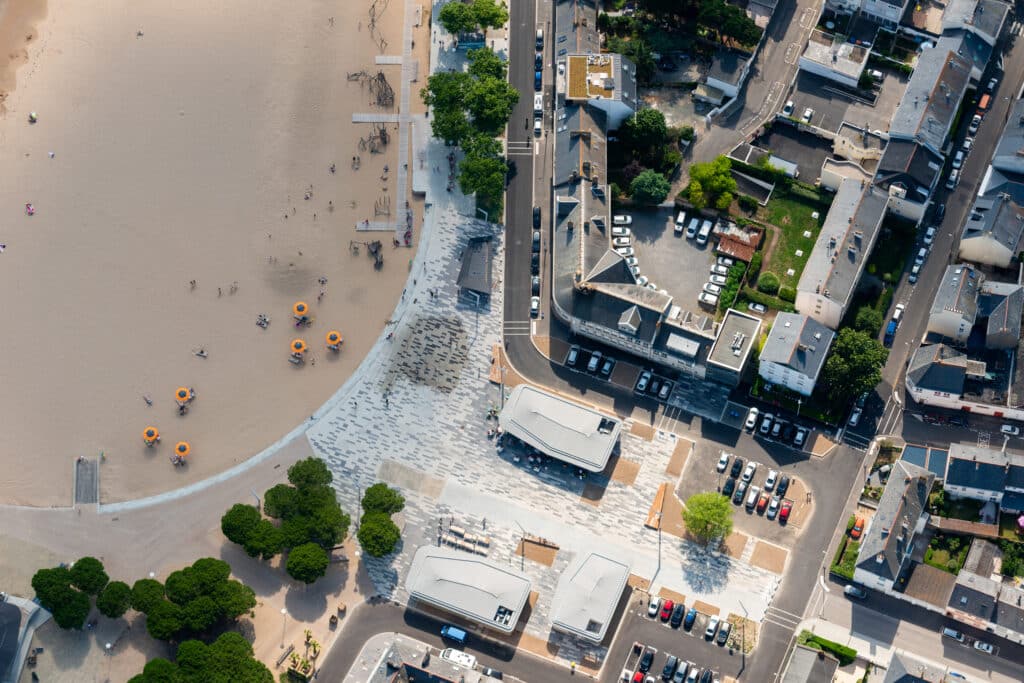 Vue aerienne Place du Commando, Saint-Nazaire_Accueil
Valéry Joncheray