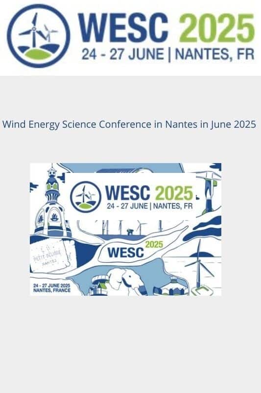 WIND ENERGY SCIENCE CONFERENCE - WESC 2025