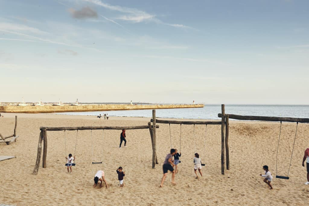 Photo de la grande plage de Saint-Nazaire