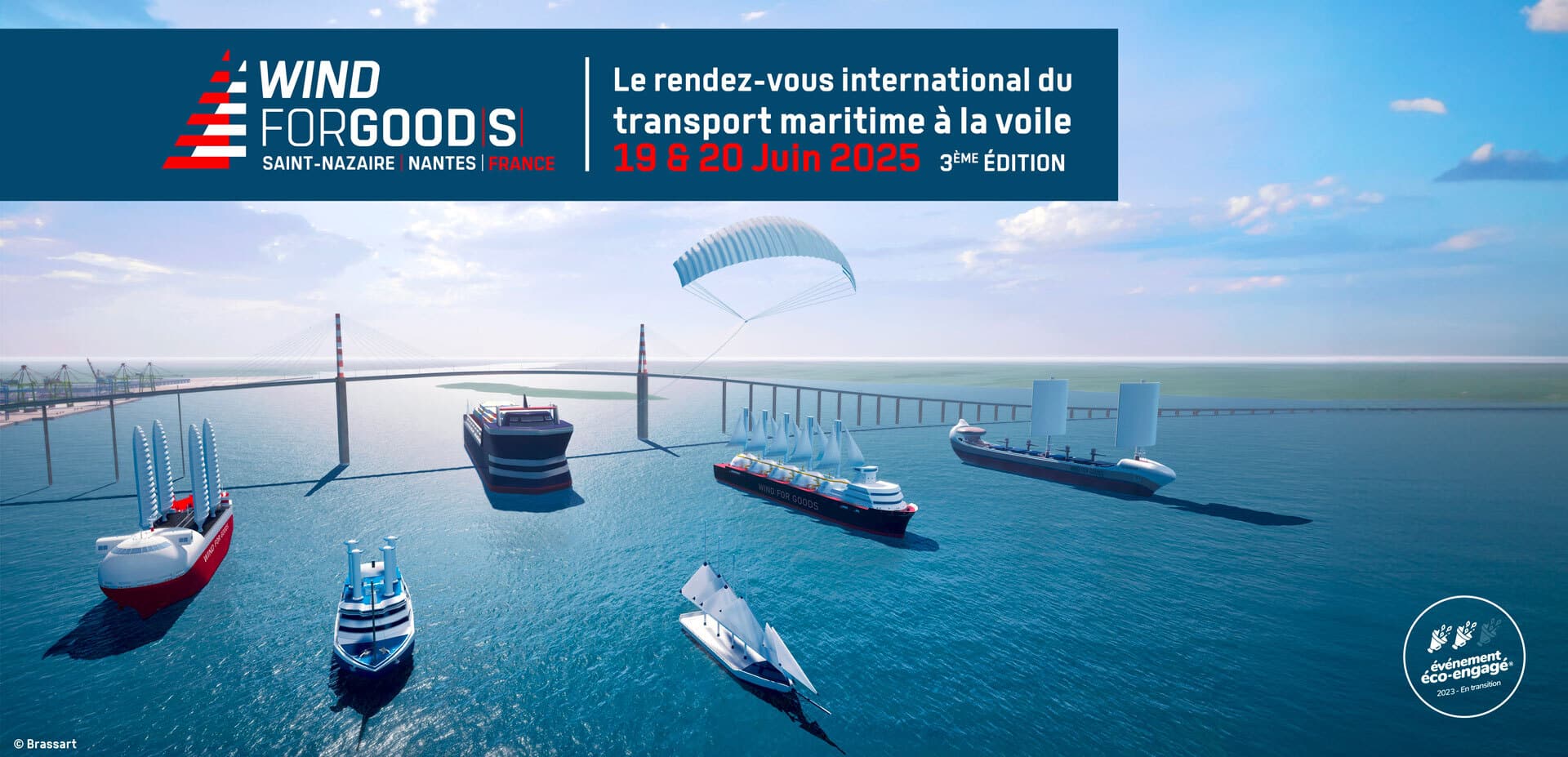 Wind for Goods, le rendez-vous international du transport à la voile, revient les 19 et 20 juin 2025 à Saint-Nazaire