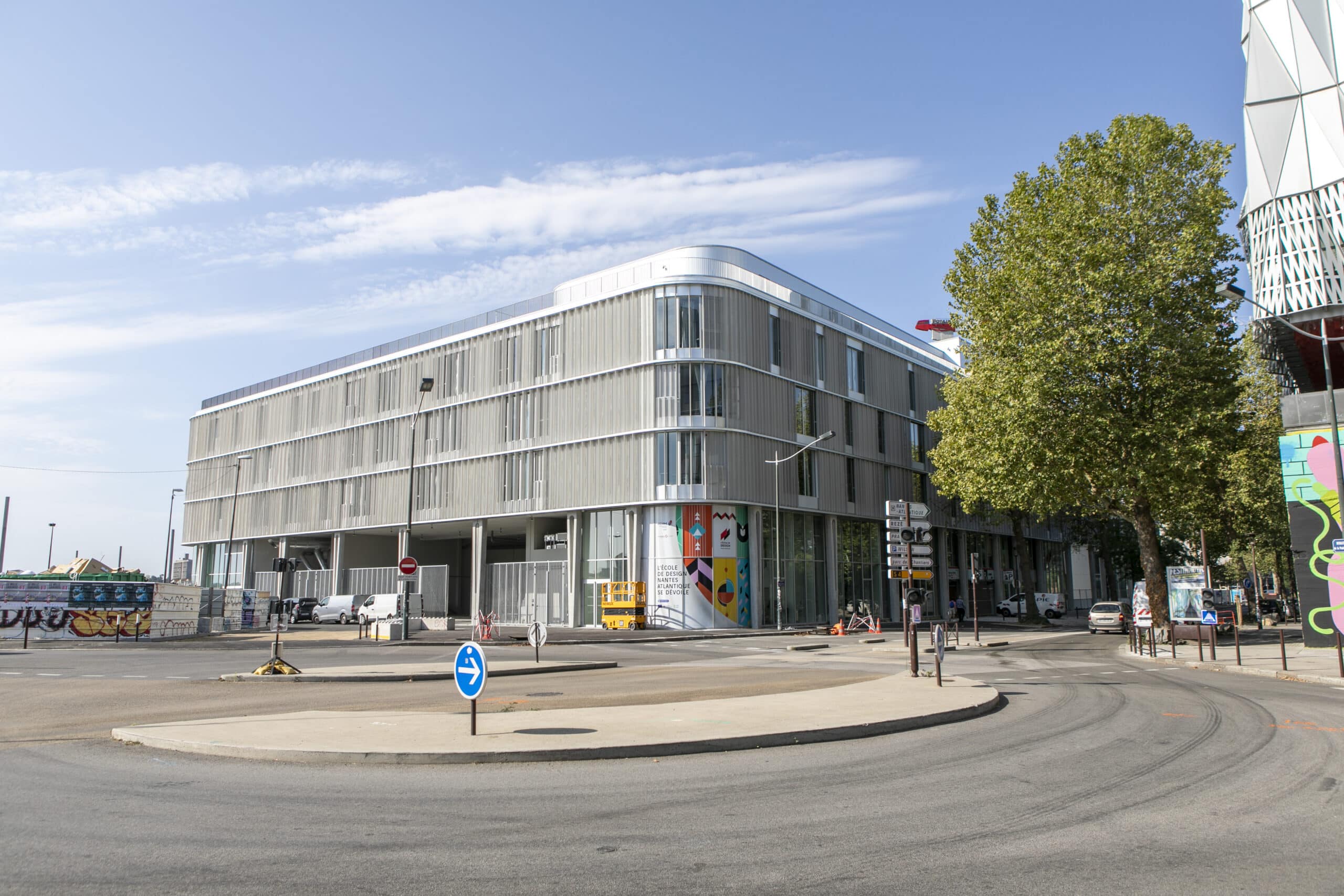 Le nouveau bâtiment de l'Ecole de design Nantes Atlantique ouvre ses portes sur l'île de Nantes